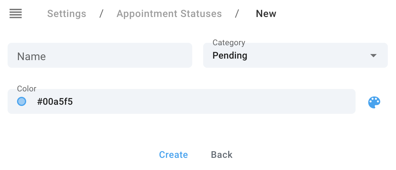 Appointment Statuses